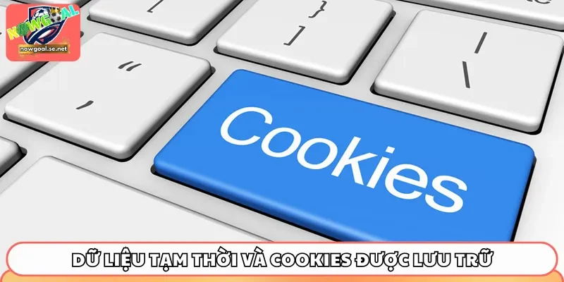 Dữ liệu tạm thời và cookies được lưu trữ
