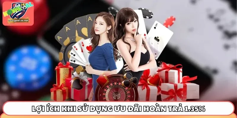 Lợi ích khi sử dụng ưu đãi hoàn trả 1.35% tại Nowgoal