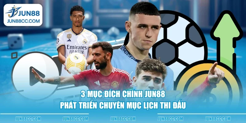 3 muc dich chinh jun88 phat trien chuyen muc lich thi dau 3 muc dich chinh jun88 phat trien chuyen muc lich thi dau