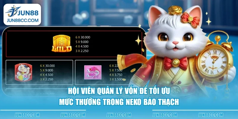 hoi vien quan ly von de toi uu muc thuong trong neko bao thach