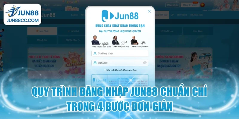 Quy Trình Đăng Nhập Jun88 Chuẩn Chỉ Trong 4 Bước Đơn Giản